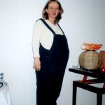 Dorota w ciąży i chwilkę po   11/12-2001