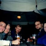 Grupowy wypad na piwo do Lolka  07-2000